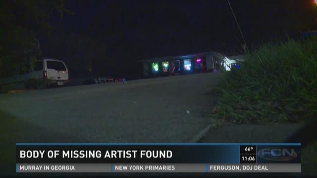 Body of missing artist found